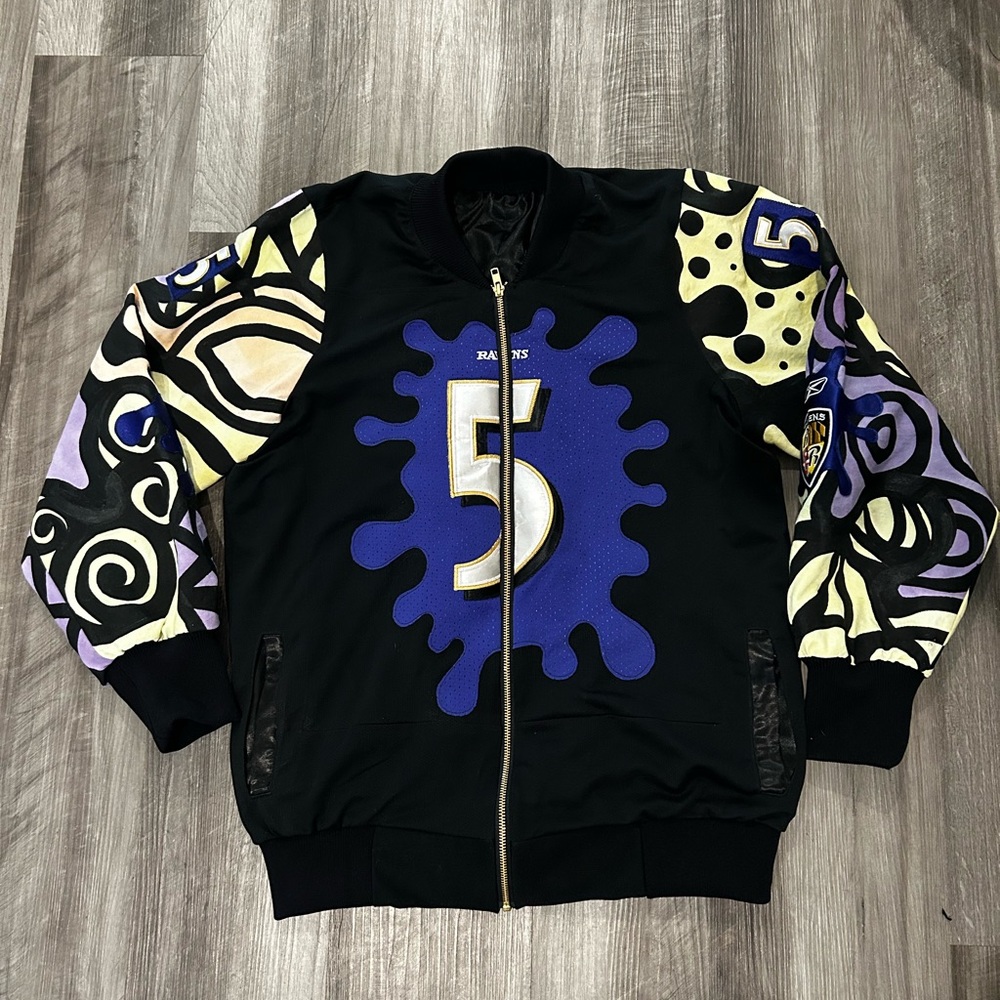 Baltimore Ravens Flacco Jersey Jacket